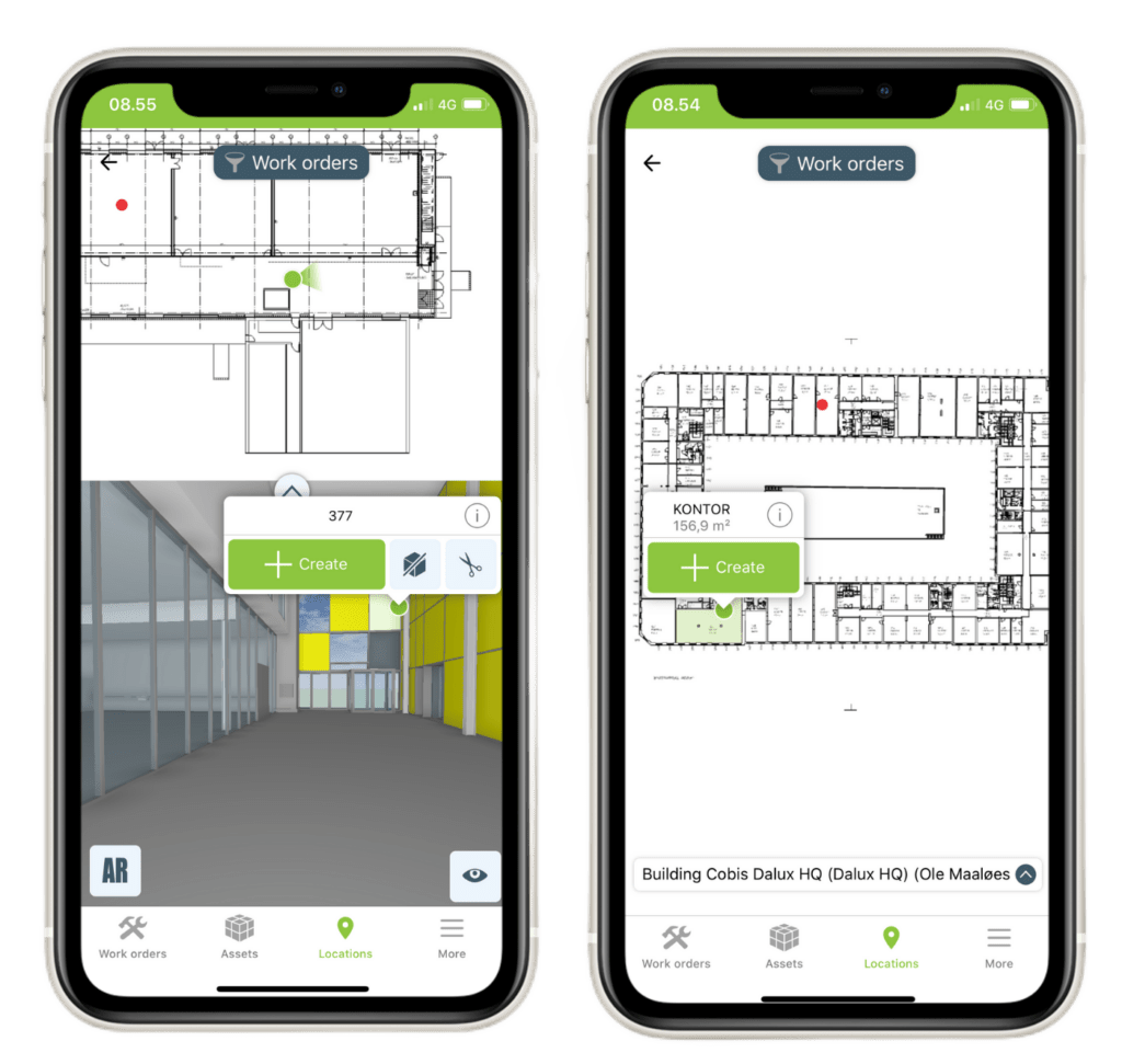 Dalux BIM and CMMS mobile app